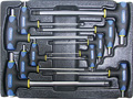 Набор Т-образных шестгранных ключей с пластиковой рукояткой 10пр. в ложементе в Нижневартовске
