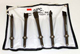 Комплект длинных зубил для пневматического молотка (JAH-6833H), 5 предметов в Нижневартовске